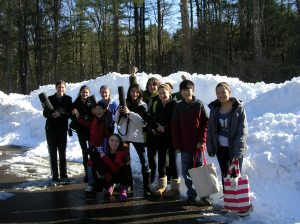 New Englanders even rehearse after a blizzard!
